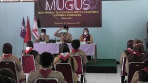 Musyawarah Gugus Depan SMPN 2 Kembaran, Pijakan Awal Meraih Prestasi