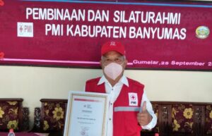 PMI Kecamatan Gumelar Tergiat Dalam Bidang Donor Darah
