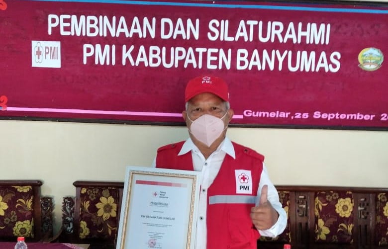 PMI Kecamatan Gumelar Tergiat Dalam Bidang Donor Darah
