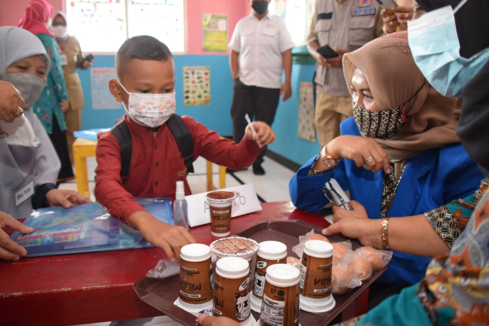 Bunda PAUD Erna Husein Pantau Pelaksanaan PTM Jenjang PAUD