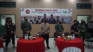 Upacara HUT TNI ke-76 Dilaksanakan Virtual