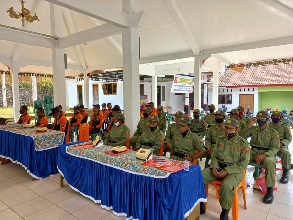 Hadapi Musim Penghujan, Pemdes Sawangan Gelar Pelatihan Tanggap Bencana