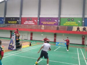 Rekatkan Hubungan Kelembagaan BPN Tegal Berolahraga Bersama BPN Banyumas