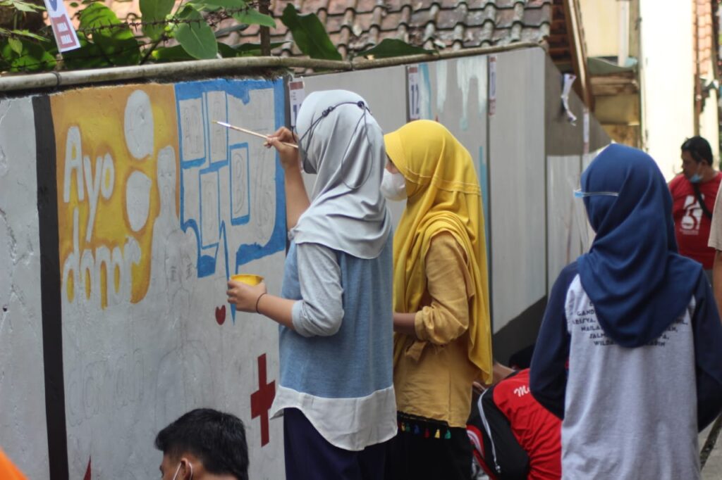Lomba Mural dan Poster Semarakan HUT PMI ke 76