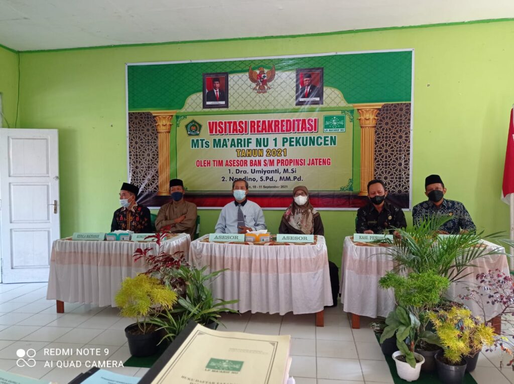 MTs Ma`arif NU 1 Pekuncen Pertahankan Akreditasi A