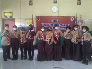 Kwarran Purwokerto Utara Gelar Lomba Cepat Tepat Pramuka