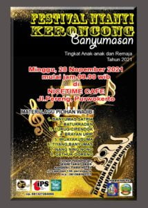Segera Digelar, Festival Nyanyi Keroncong Banyumasan untuk Anak dan Remaja