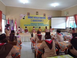 Kwartir Ranting Kedungbanteng Gelar Rapat Kerja Tahun 2022