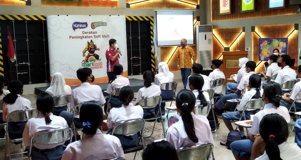 Puluhan Siswa SMK Ikuti Pelatihan Gerakan Peningkatan Soft Skill (GPS) di PT Marimas Putra Kencana