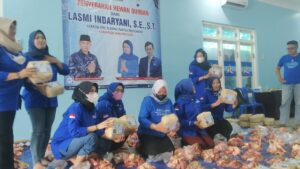 DPC Demokrat Banjarnegara Potong Hewan Kurban, Salurkan pada Masyarakat, I Putu Dodi: Berbagi di Hari Raya Idul Adha