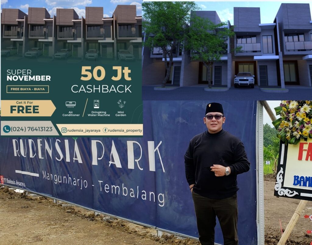 Rudy Rudensia Luncurkan Proyek Baru Perumahan Rudensia Park, Gratis Air Minum Seumur Hidup dan Promo Cashback Rp50 Juta
