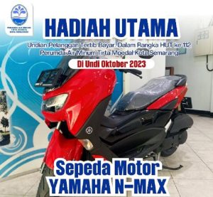 Rayakan Ulang Tahun ke-112, PDAM Tirta Moedal Semarang Gelar Undian Berhadiah Sepeda Motor