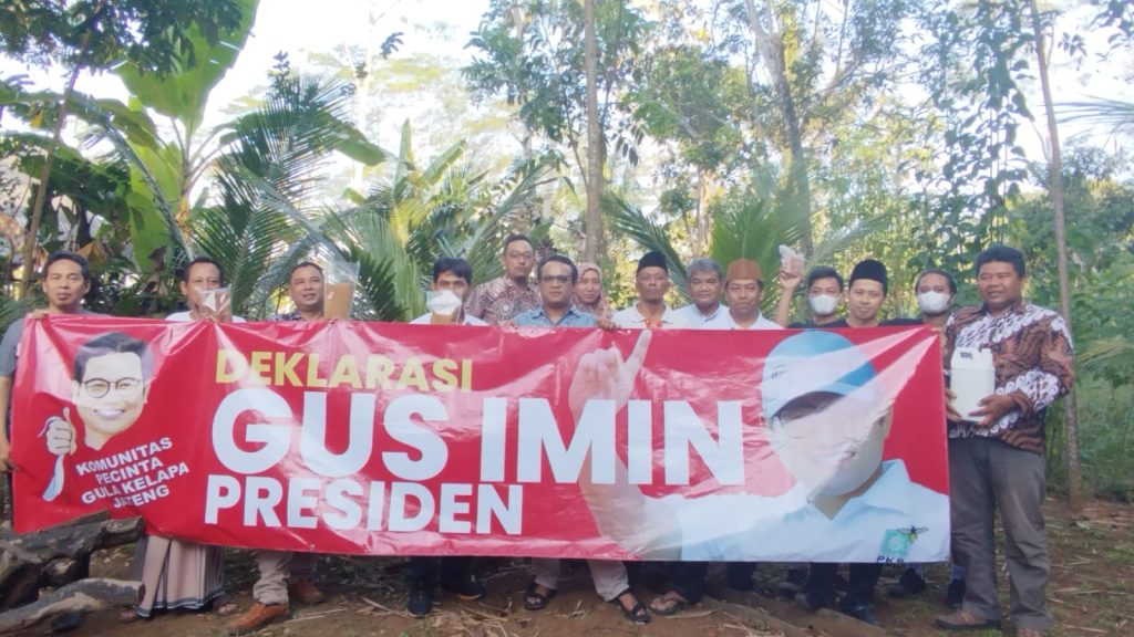 Dibawah Pohon Kelapa, Komunitas Pecinta Gula Kelapa Dukung Gus Muhaimin Maniskan Capres 2024