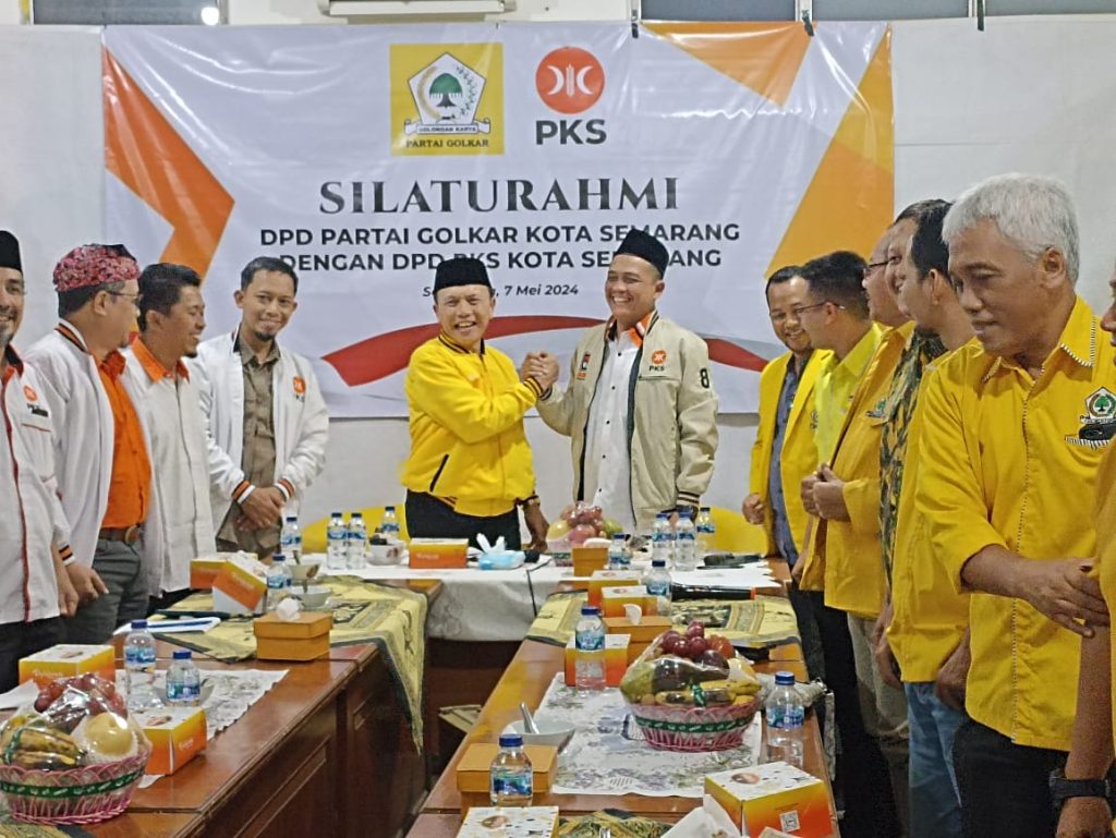 Pilkada Kota Semarang 2024, Golkar dan PKS Koalisi : Segera Siapkan Calon Walikota dan Wakil Walikota