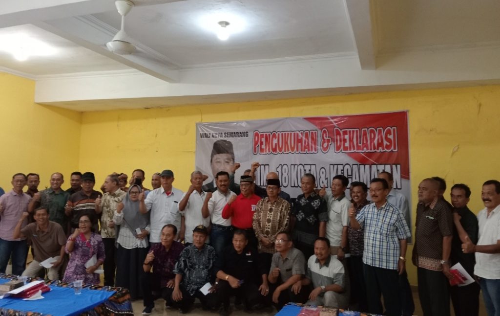 Pensiunan ASN TNI dan Polri Deklarasi Dukung Iswar Aminuddin Jadi Wali Kota Semarang