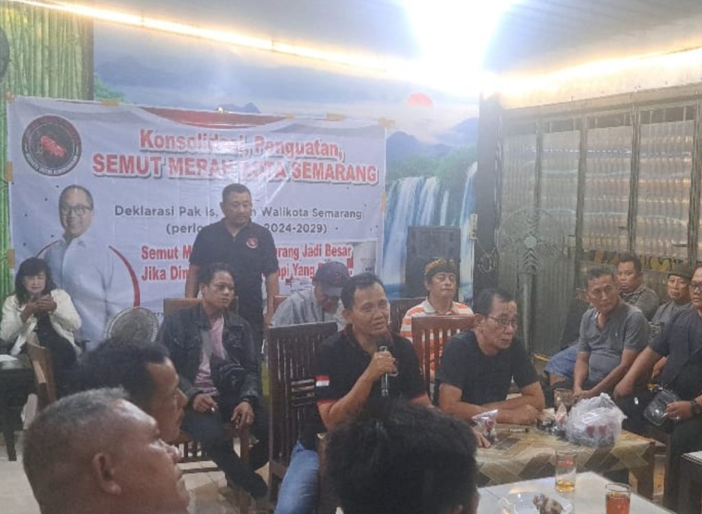 Minta Banjir dan Rob Jadi Program Prioritas, Semut Merah Dukung Iswar Aminuddin di Pilwakot Semarang