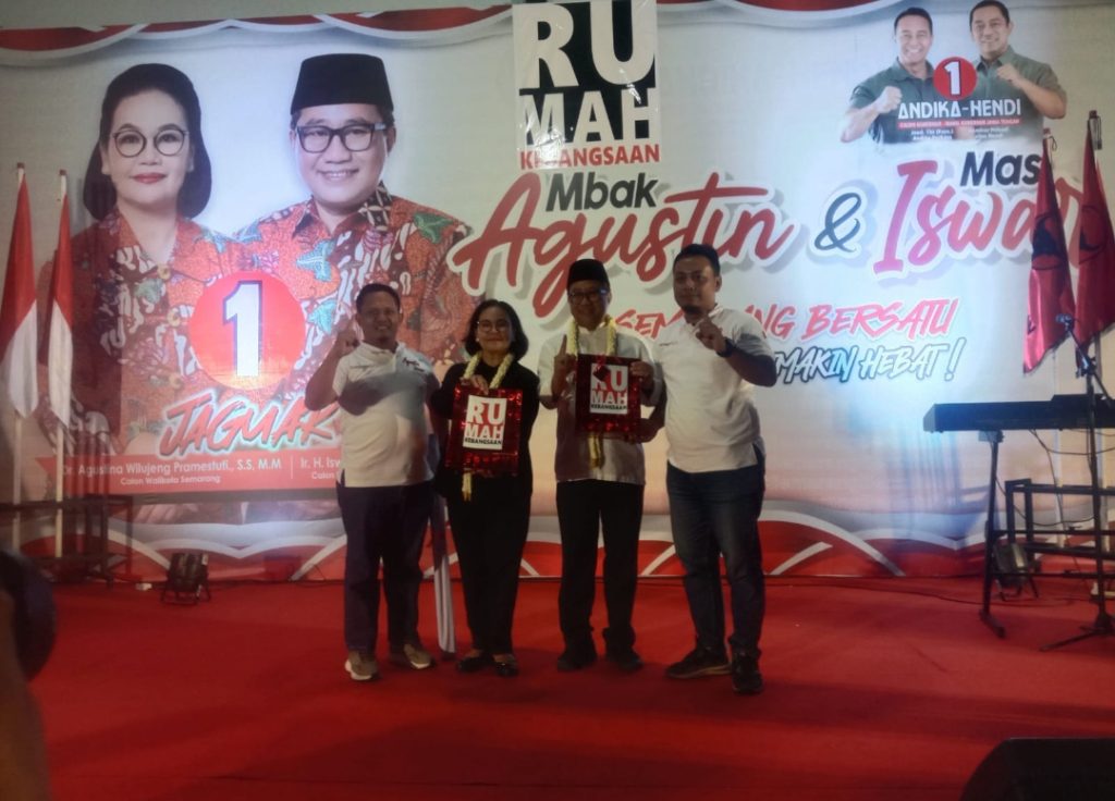 Rumah Kebangsaan Hadirkan Lebih Dari 1000 Relawan Dukung Agustin – Iswar di Pilwakot Semarang