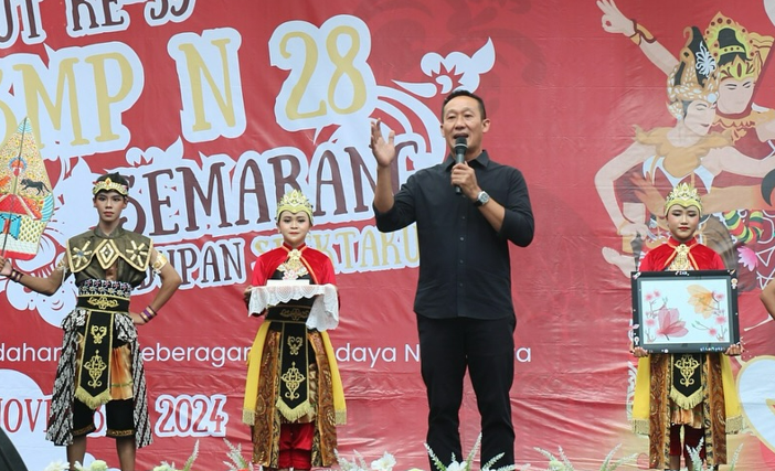 Ketua DPRD Kota Semarang Hadiri Perayaan HUT SMP Negeri 28 Semarang