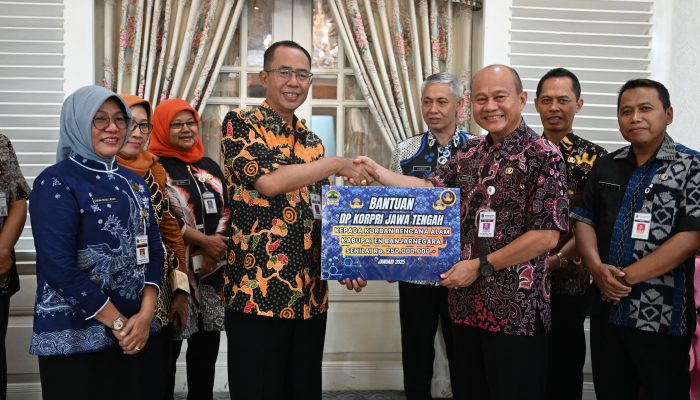 KORPRI Jawa Tengah Salurkan Rp 250 Juta untuk Korban Bencana di Banjarnegara