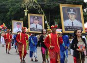 Prosesi Kirab Empat Pusaka, Meriahkan Hari Jadi Ke-454 Kabupaten Banyumas