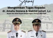 Amalia Desiana-Wakhid Jumali Resmi Dilantik Jadi Bupati dan Wakil Bupati Banjarnegara