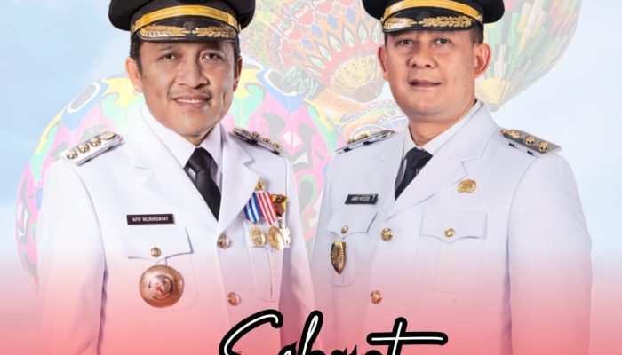Presiden Prabowo Lantik Afif Nurhidayat dan Amir Husein sebagai Bupati dan Wakil Bupati Wonosobo
