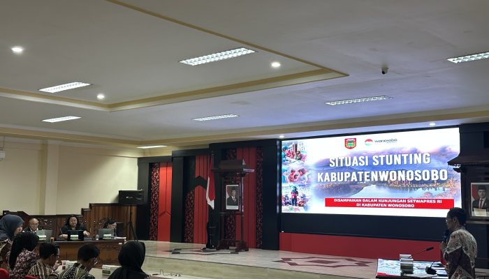 Pantau Pelaksanaan Program Stunting, Tim Setwapres Kunjungi Wonosobo