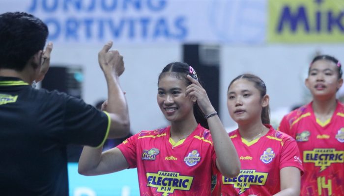 Tim Voli Putri Gresik Petrokimia Pupuk Indonesia Buka Asa Lolos Fina Four Setelah Tumbangkan Pertamina Enduro