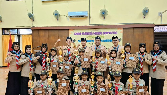 Empat Pramuka Garuda Siaga Somagede Berprestasi Tingkat Kwarcab Banyumas