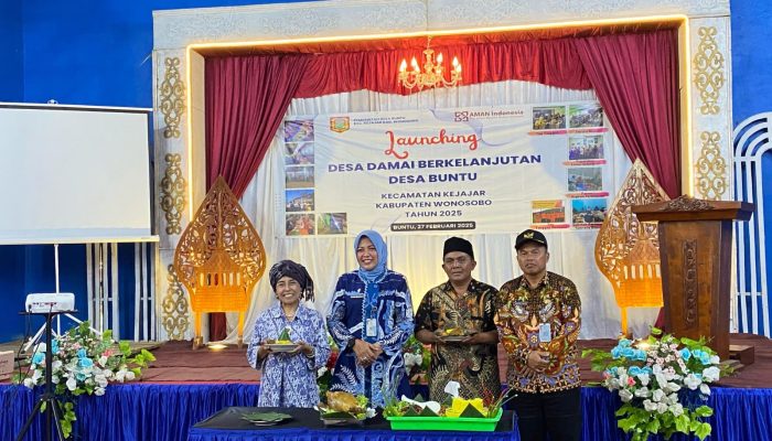 Desa Buntu di Kabupaten Wonosobo Jadi Percontohan Desa Damai Berkelanjutan