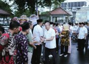Kedatangan Bupati dan Wakil Bupati Banyumas Disambut Hangat di Halaman Pendopo