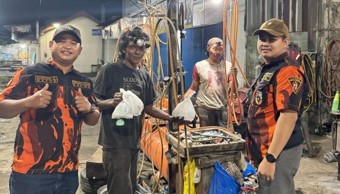 SAPMA Pemuda Pancasila Banjarnegara Berbagi 150 Paket Sahur, Hadirkan Keberkahan Ramadan