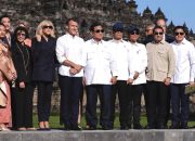 Dampingi Presiden Prabowo, Menteri Ekraf Sambut Presiden Macron di Borobudur