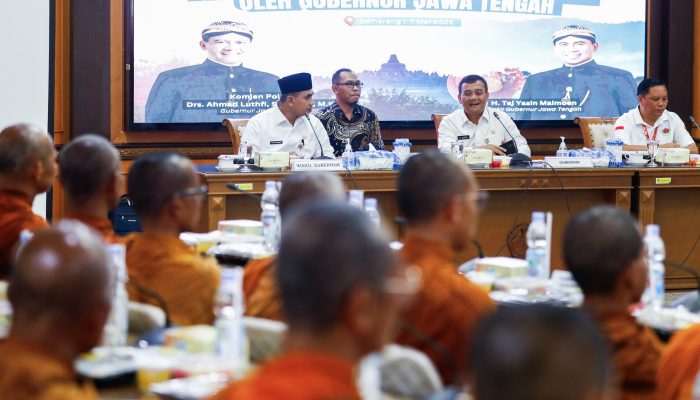 Bentuk Keragaman dan Toleransi Umat Beragama, Jawa Tengah Menyambut Bihkku Thudong