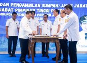 29 Pejabat Tinggi Pratama di Lantik Dengan Slogan “No Titip-titip No Jastip”