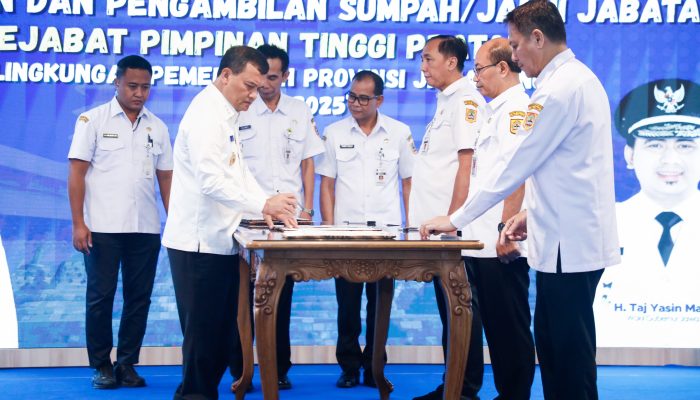 29 Pejabat Tinggi Pratama di Lantik Dengan Slogan “No Titip-titip No Jastip”
