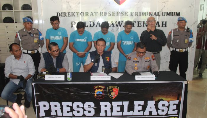 Polda Jateng Amankan Enam Orang Oknum Ormas Terkait Kasus Penipuan dan Pengerusakan