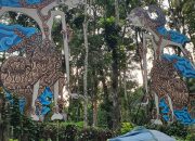Pemuda Dusun Kuwondogiri Banjarnegara Rela Membuat Replika Wayang Terbesar untuk Nanggap Pagelaran Wayang Kulit