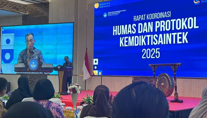 UNDIP Hadiri Rakornas Humas dan Protokol Kemdiktisaintek: Menteri Brian tekankan Peran Penting Humas sebagai Arsitek Narasi yang mencerdaskan Masyarakat