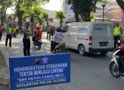 Satgas Ops Patuh Candi Gelar Razia di Sampokong Kota Semarang, Kedepankan Upaya Humanis Dalam Penegakan Hukum