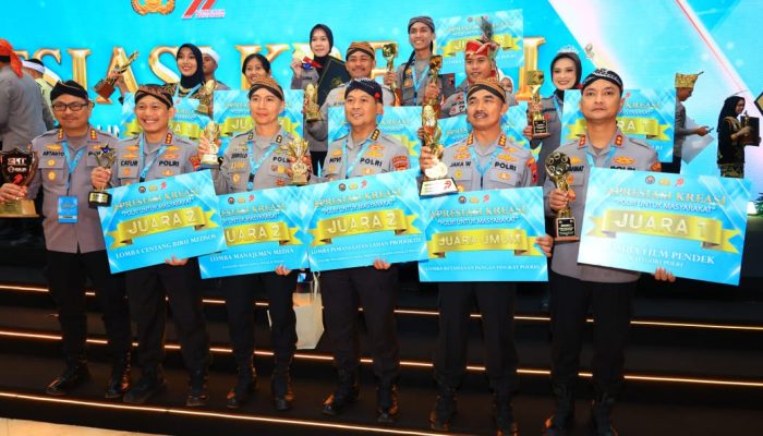 Polda Jateng Borong Penghargaan dalam Awarding Day Apresiasi Kreasi Polri untuk Masyarakat