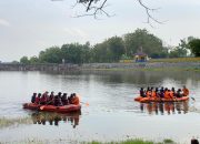 Grobogan Rawan Banjir, Peserta JAMCAB XI Dibekali Teknik Perahu Karet