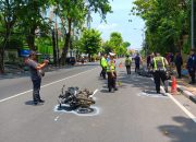 Polisi Gelar Olah TKP Kecelakaan yang Menewaskan Mahasiswa Unnes