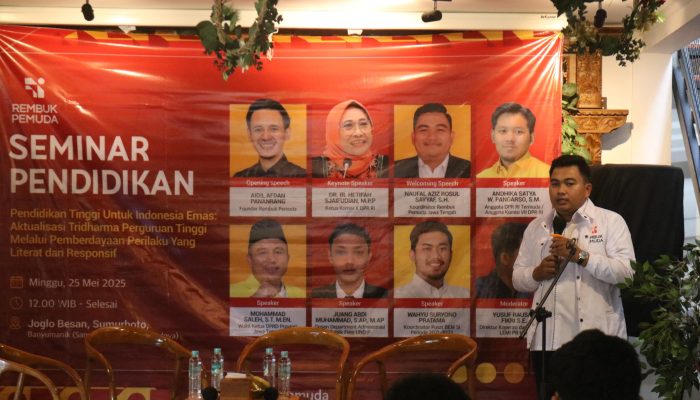 Rembuk Pemuda Jateng: Menyayangkan Mundurnya Saraswati, Anak Muda Kehilangan Sosok Inspiratif di DPR RI