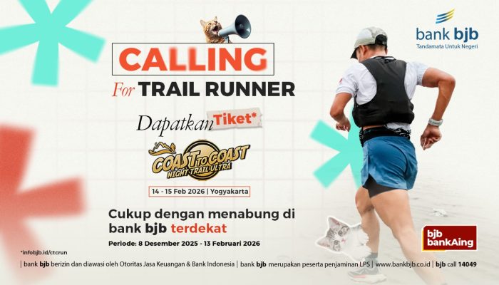Nabung di bank bjb Dapat Tiket Coast to Coast Night Trail Ultra