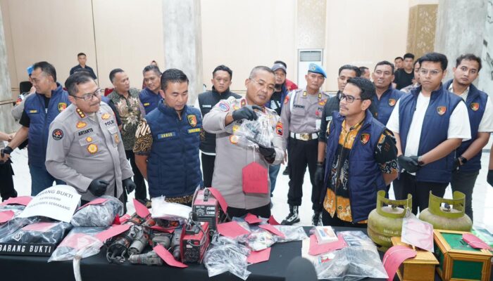 Bongkar 61 Kejahatan Jalanan, Polda Jateng Tangkap 105 Tersangka dan Kendaraan Curian