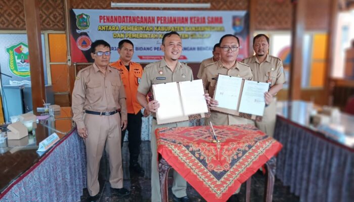 BPBD Banjarnegara dan Cilacap Perkuat Sinergi Penanganan Bencana melalui Perjanjian Kerja Sama