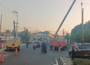 Dishub Pasang Kembali Portal Pembatas Kendaraan Berat di Simpang Jrakah