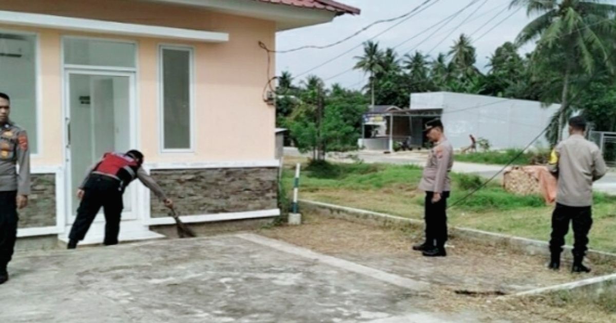 Pos Yan Disiapkan  Jelang Nataru Kapolsek Lima Puluh AKP Salomo Sagala Berbenah