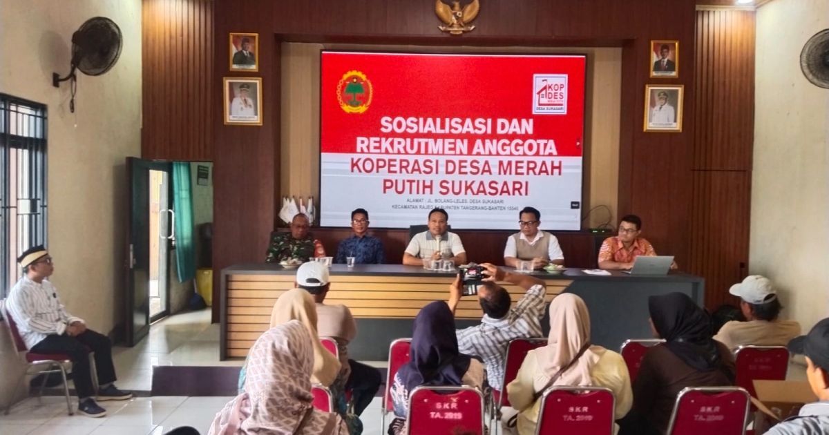 Koprasi Desa Merah Putih Sukasari Gelar Sosialisasi